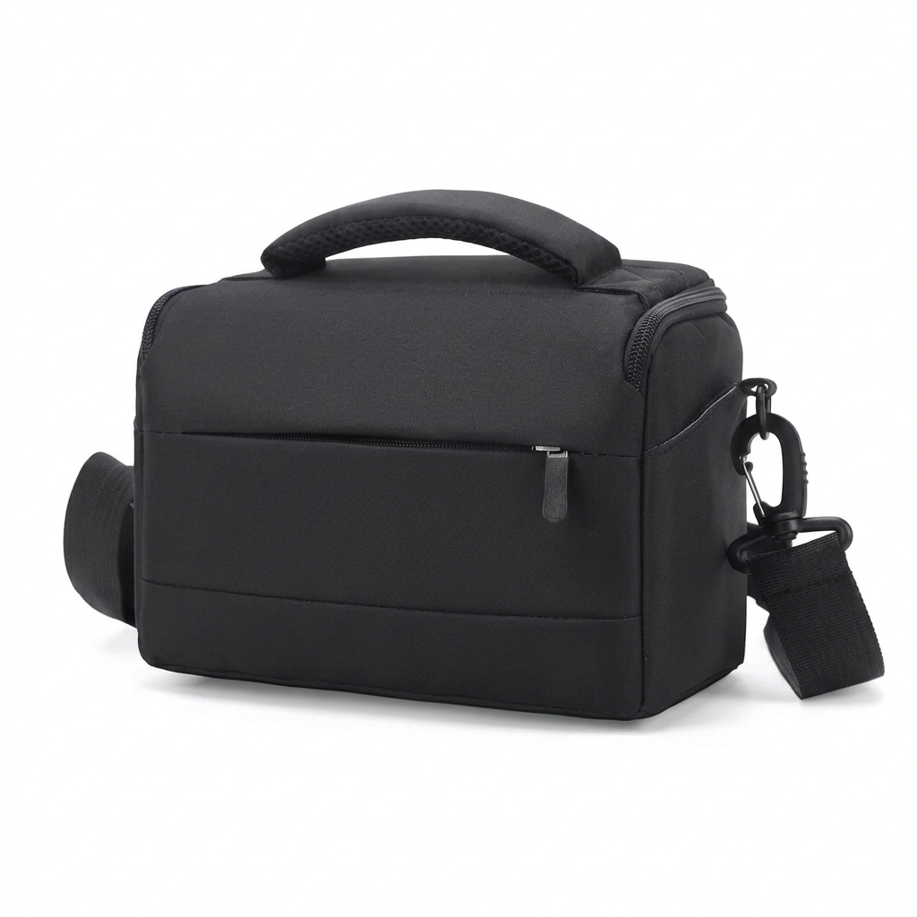 DSLR Camera Shoulder Bag – Portable Waterproof Nylon Case