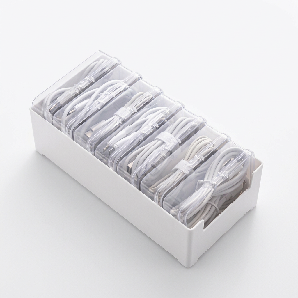 Cable Organizer Box – Tangle-Free Travel Storage Case