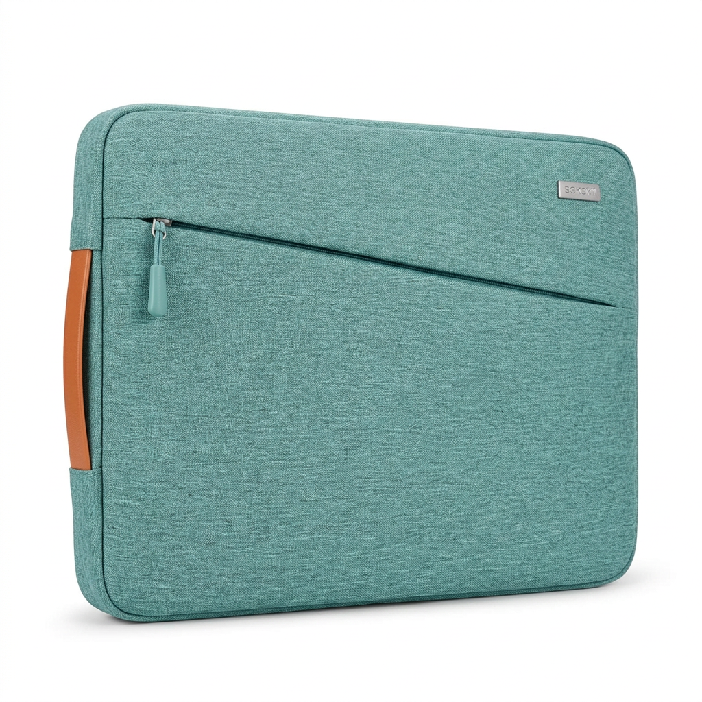 Multi-Pocket Laptop Sleeve – Organized Travel Storage & Shockproof Design