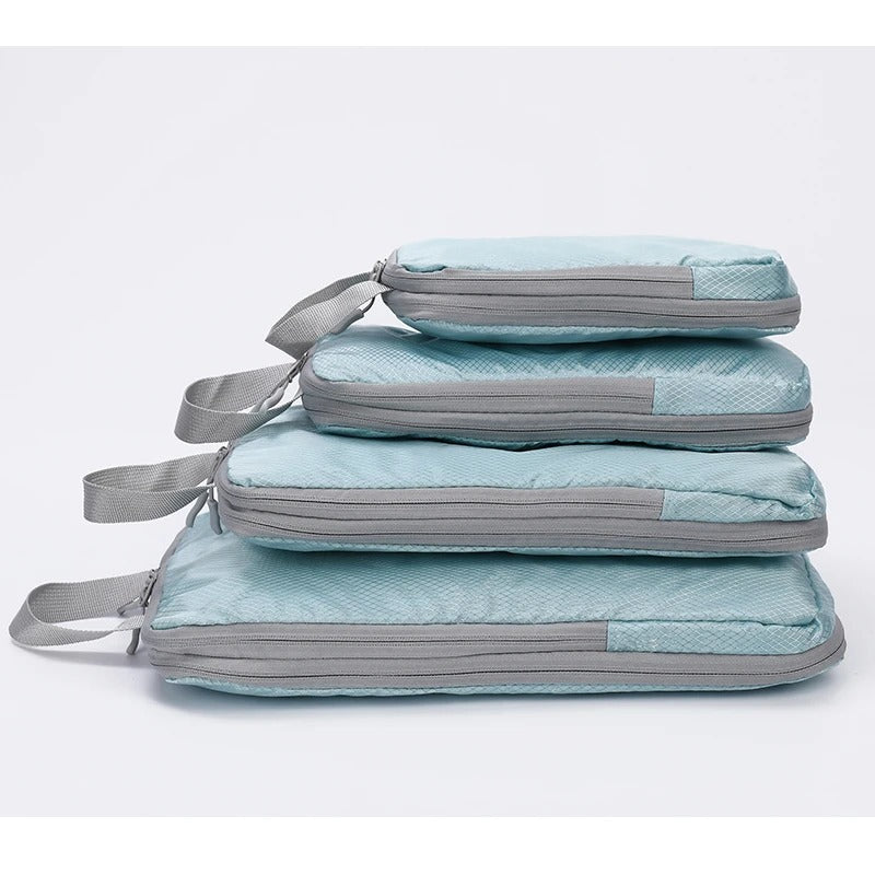 Compressible Travel Bag Set – Space-Saving Waterproof Polyester Organizer