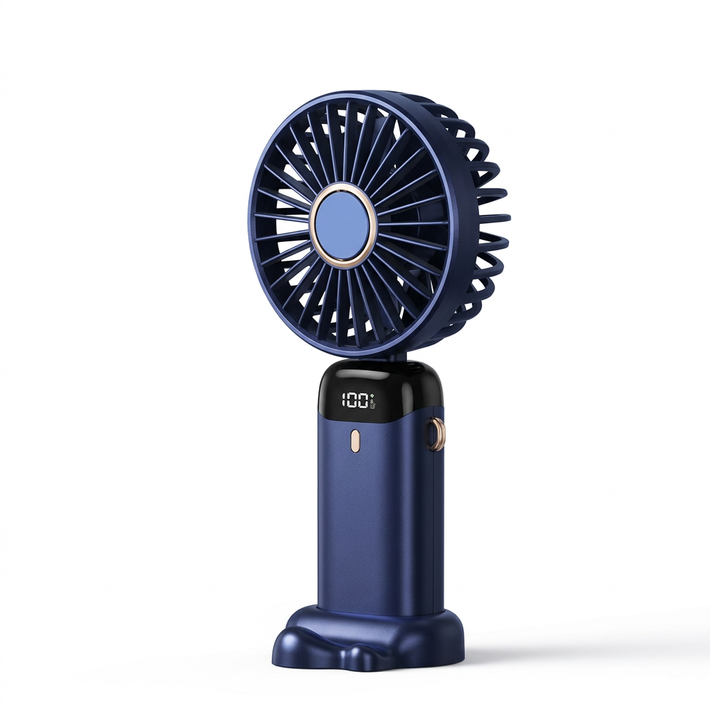 Portable Mini Fan – Hands-Free Cooling & USB Rechargeable