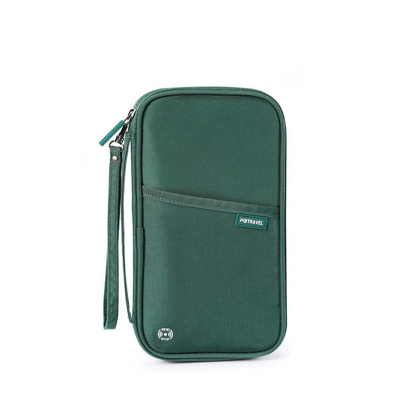 RFID Passport Holder – Secure Travel Organizer in Waterproof Polyester